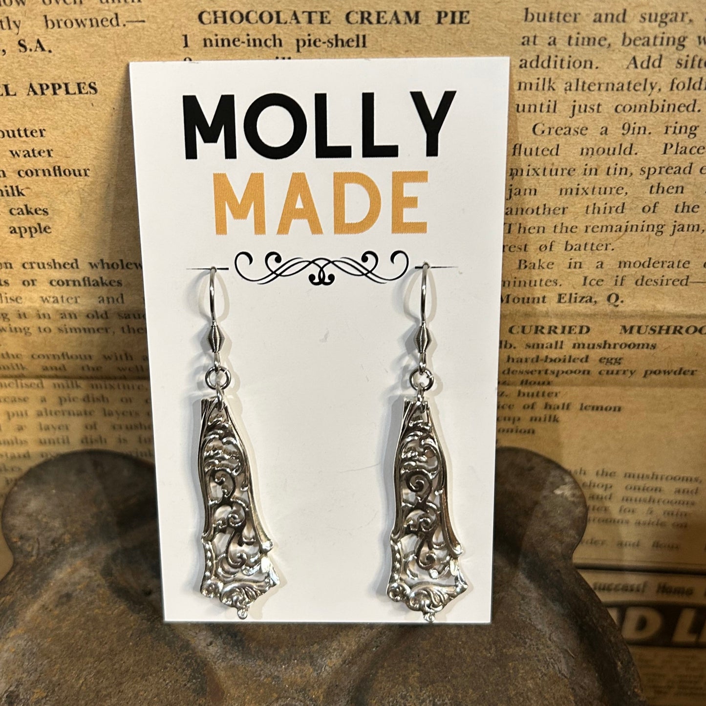 Sterling Silver 1905 Filigree Earrings