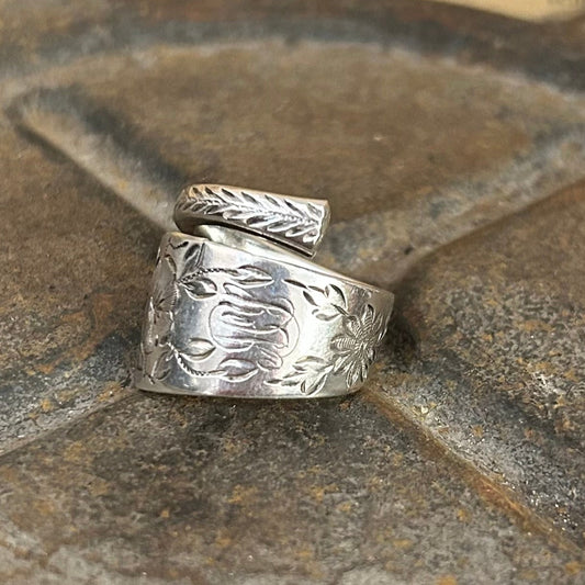 Sterling Silver Wrap Ring - 1911 Sheffield