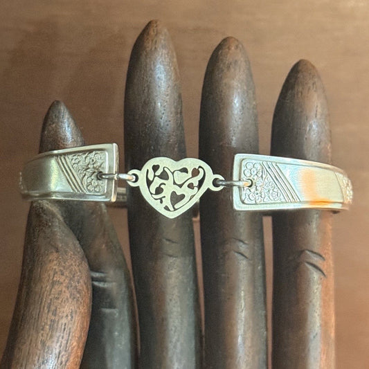 Vintage Margaret Rose Silverware Bracelet
