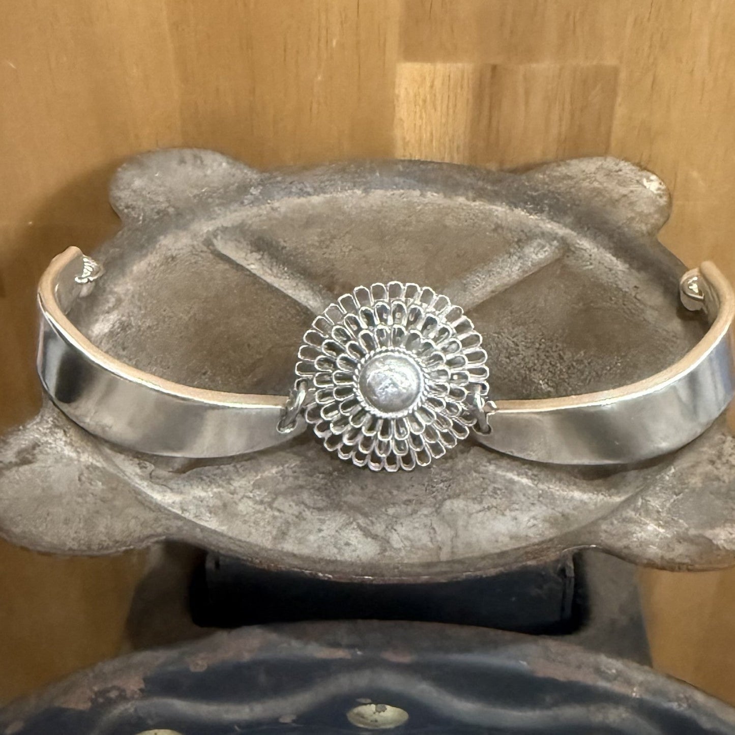 Vintage Silverware Filigree Bracelet