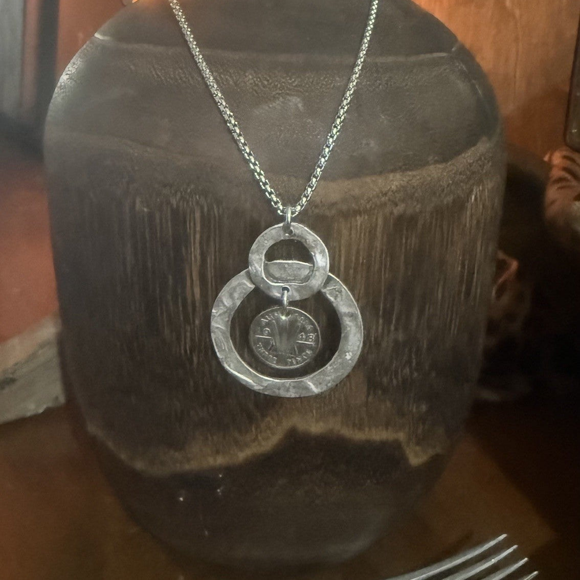 1948 Threepence Coin Necklace