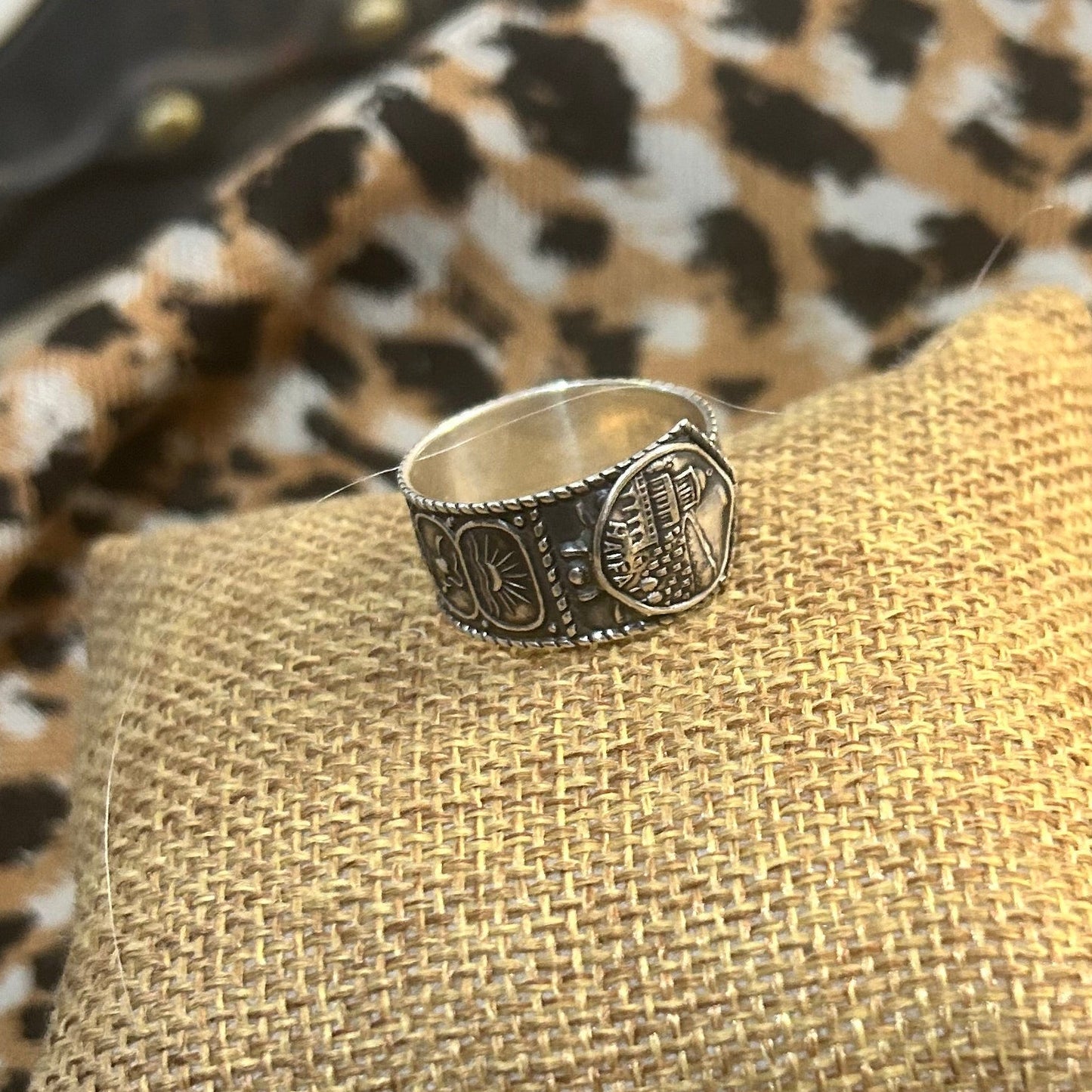 Sterling Silver Israeli Band Ring