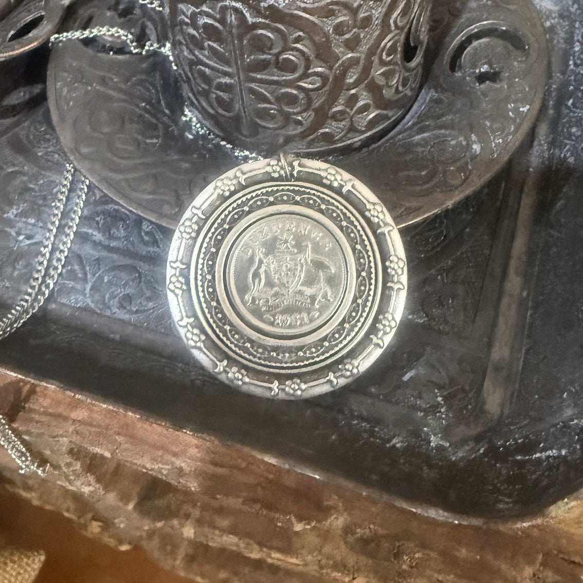 Australian 1951 Sixpence Necklace