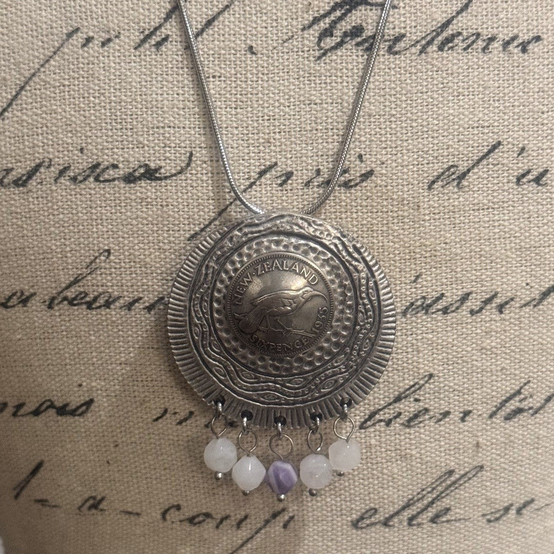 1935 New Zealand Sixpence Necklace