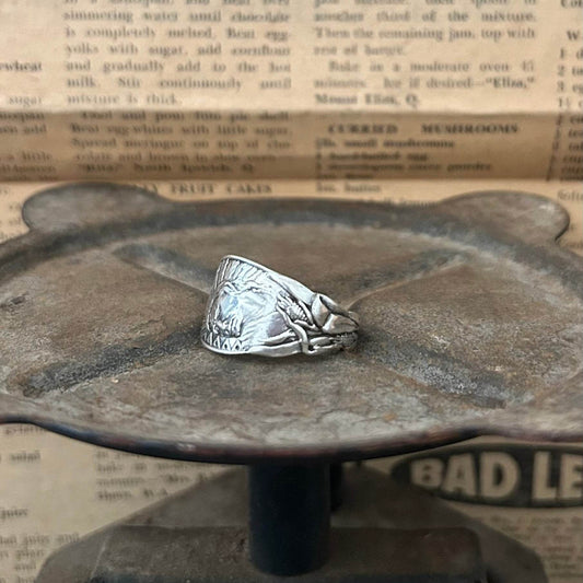 Sterling Silver Ring - 1891 Indian Chief - Molly Made