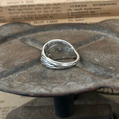 Sterling Silver Ring - 1891 Indian Chief - Molly Made