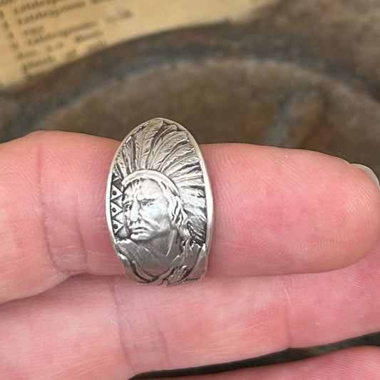 1894 Sterling Silver Indian Ring