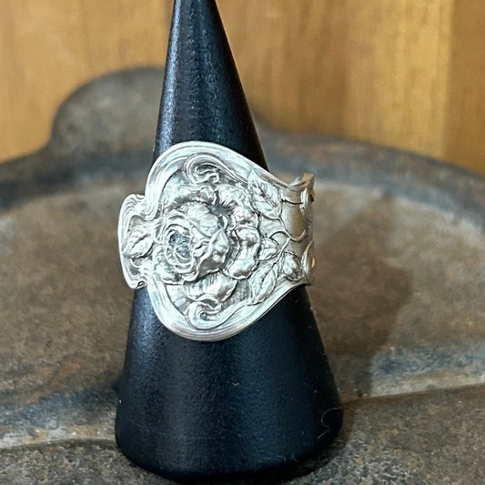 Sterling Silver 1902 Tea Rose Ring