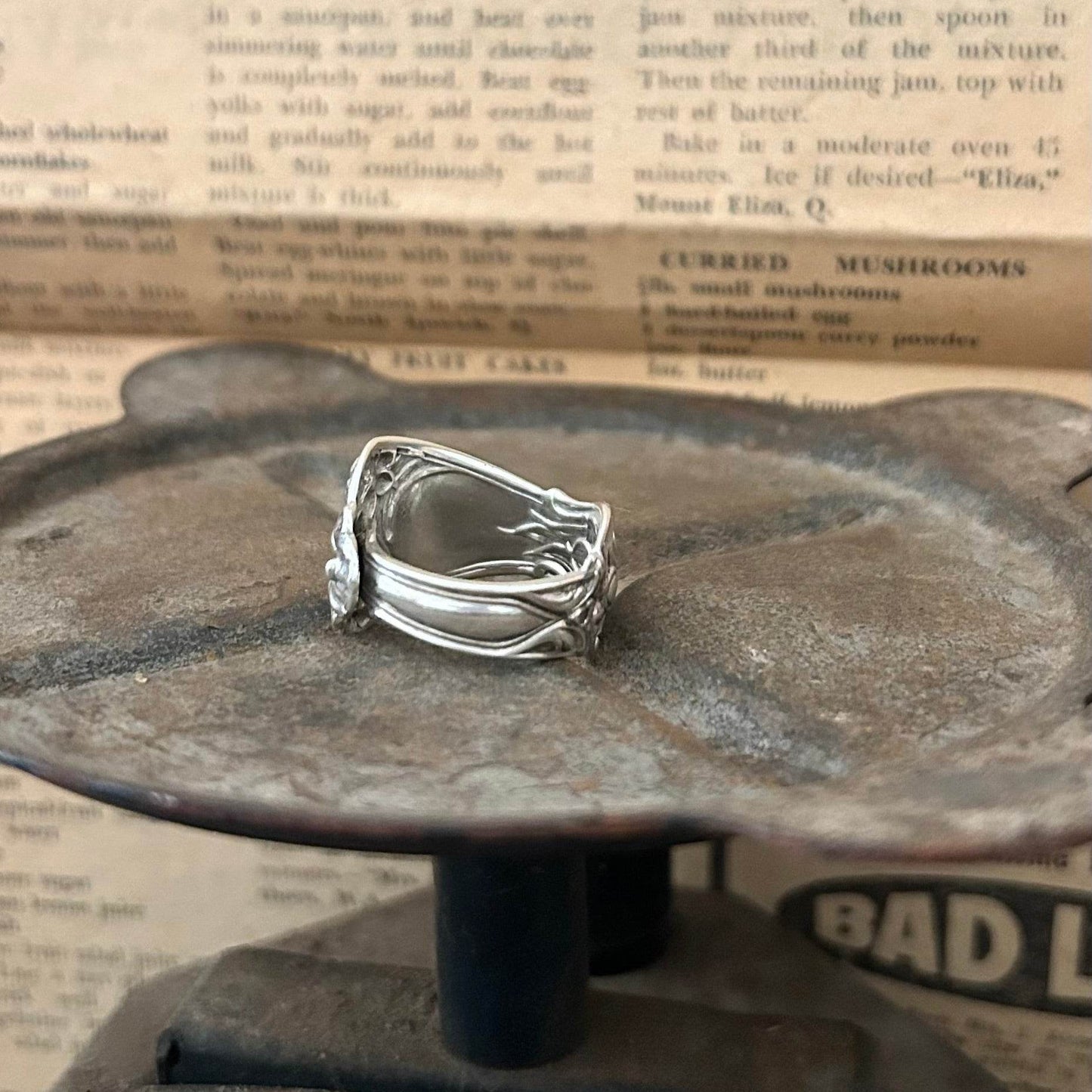 Sterling Silver Ring - 1908 Floral - Molly Made