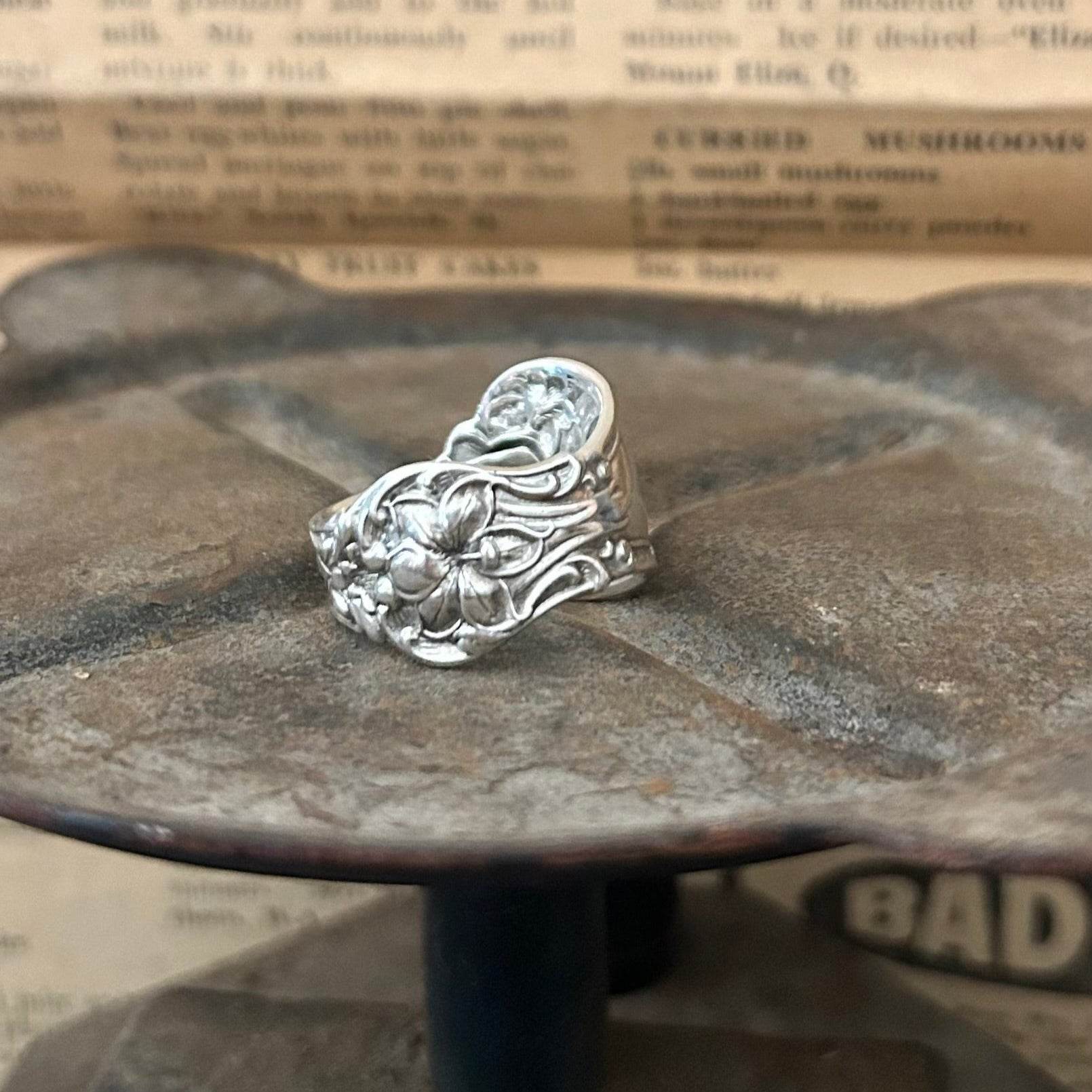 Sterling Silver Ring - 1908 Floral - Molly Made