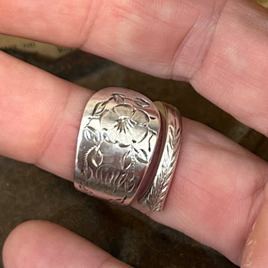 Sterling Silver 1911 Wrap Ring