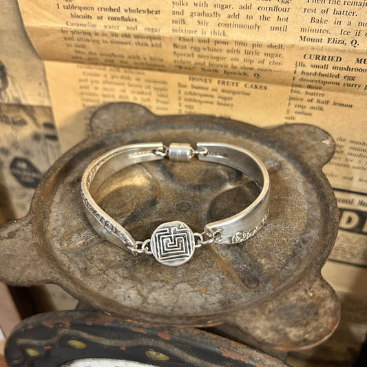 Vintage Silverware Bracelet - 1948 Brittany - Molly Made