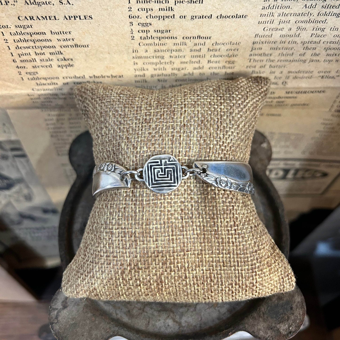 Vintage Silverware Bracelet - 1948 Brittany - Molly Made