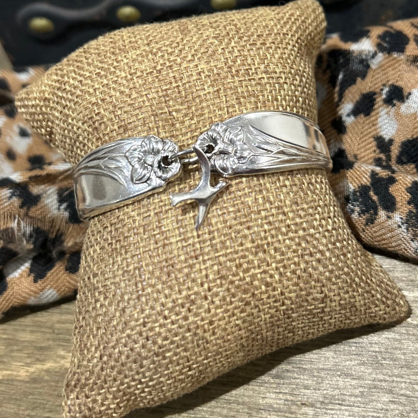 Vintage Daffodil Dove Bracelet — 1847 Rogers Bros