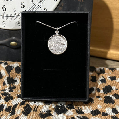 1950 Australian Sixpence Necklace