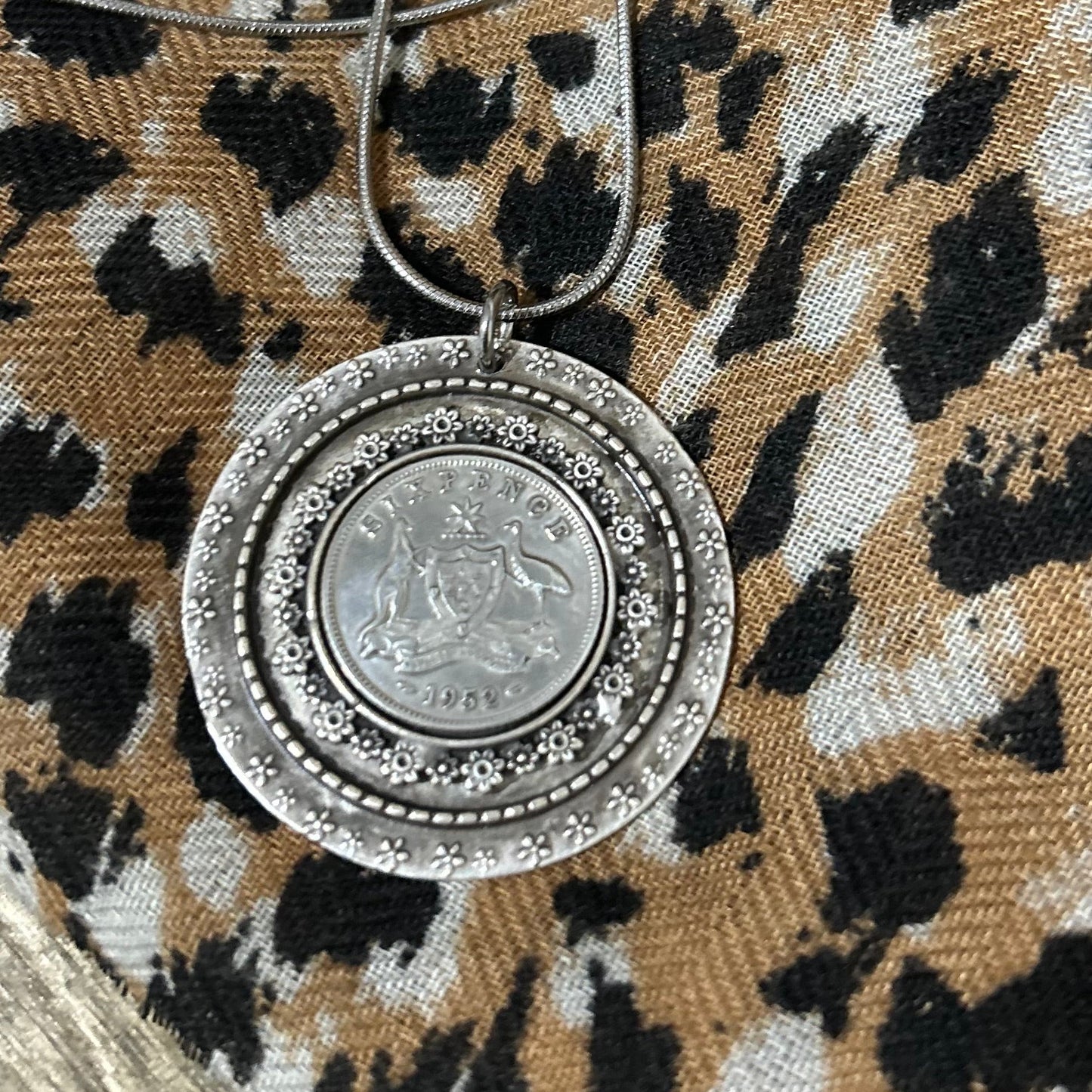 1952 Sixpence “Keepsake” Necklace
