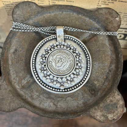 Coin Necklace - Bold 1953 Iconic Merino - Molly Made