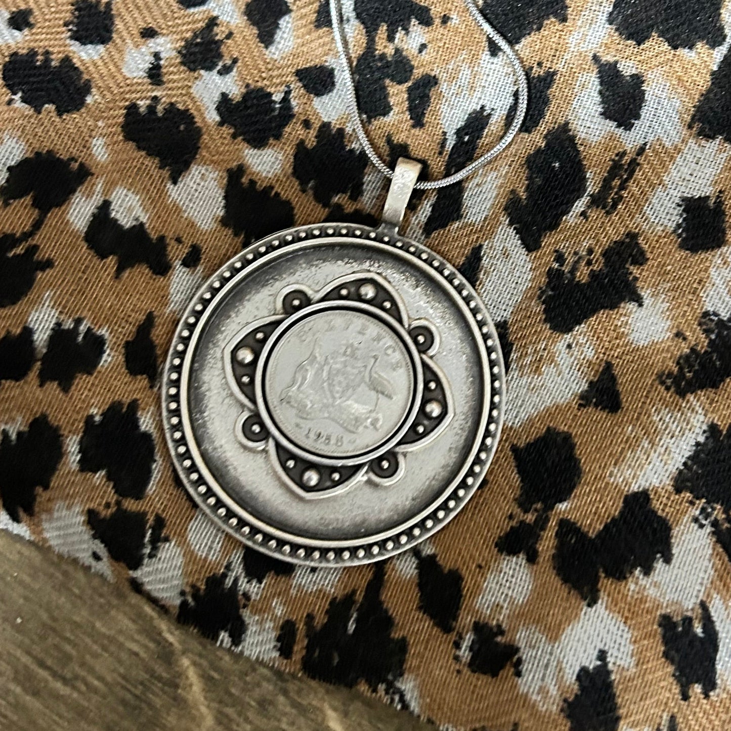 1958 Sixpence “Bold History” Necklace