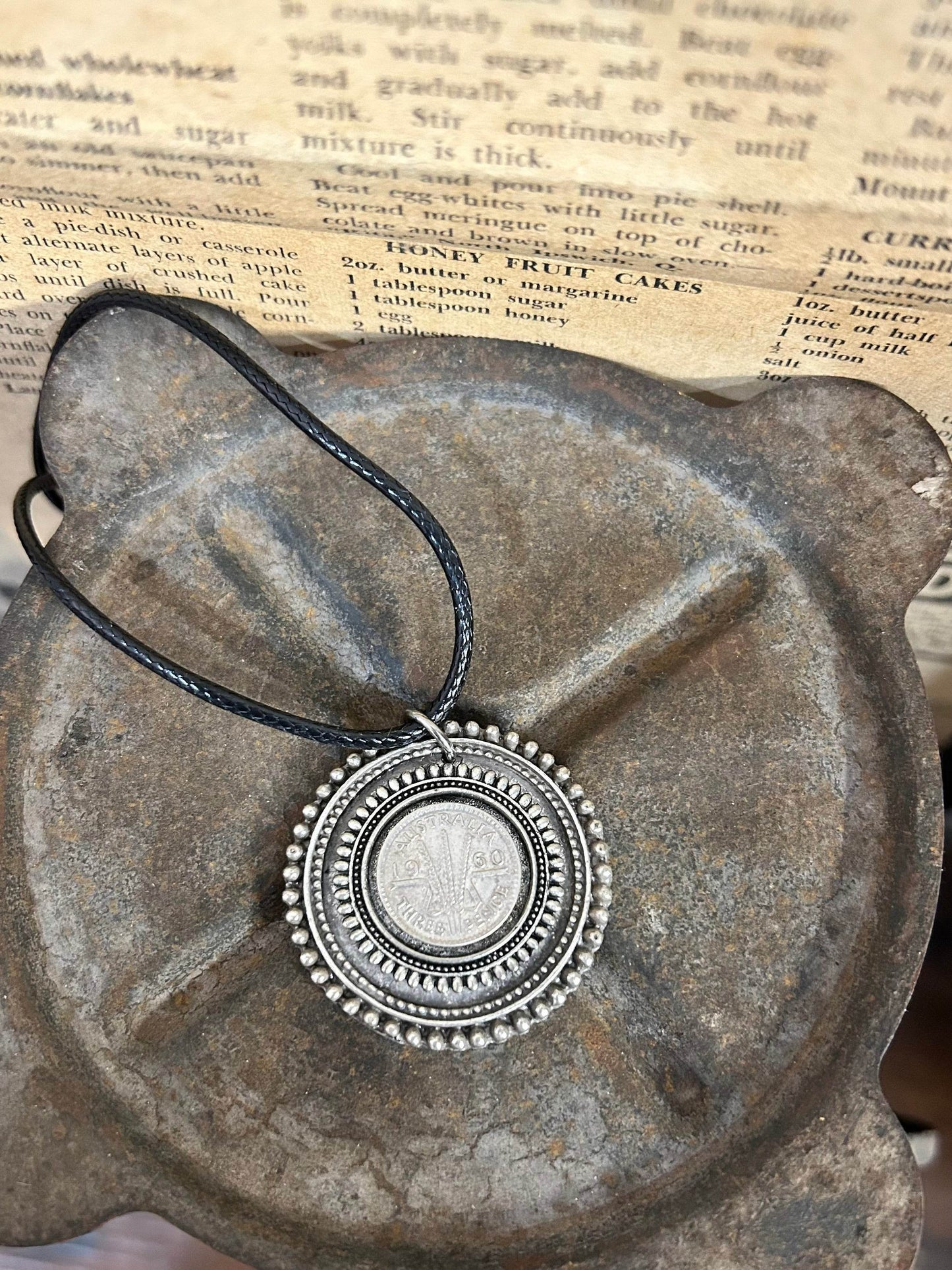 Coin Necklace - A 1960 layered Story from the past - Molly Made