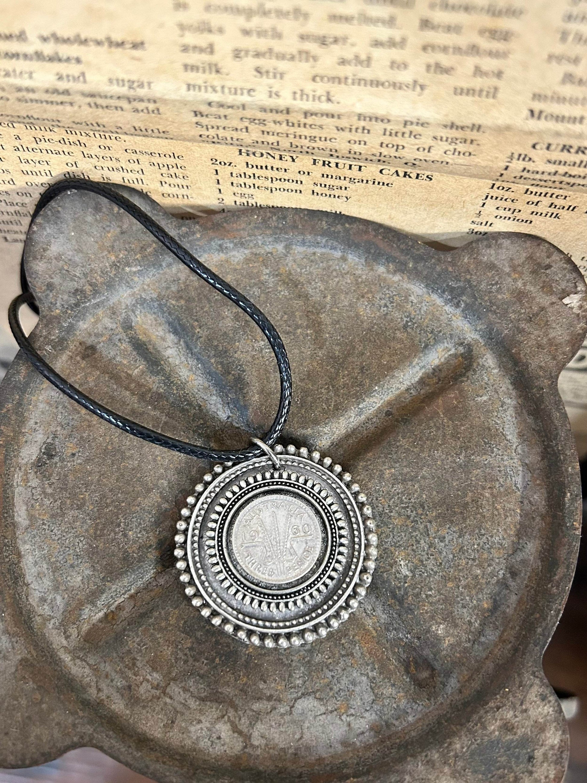 Coin Necklace - A 1960 layered Story from the past - Molly Made