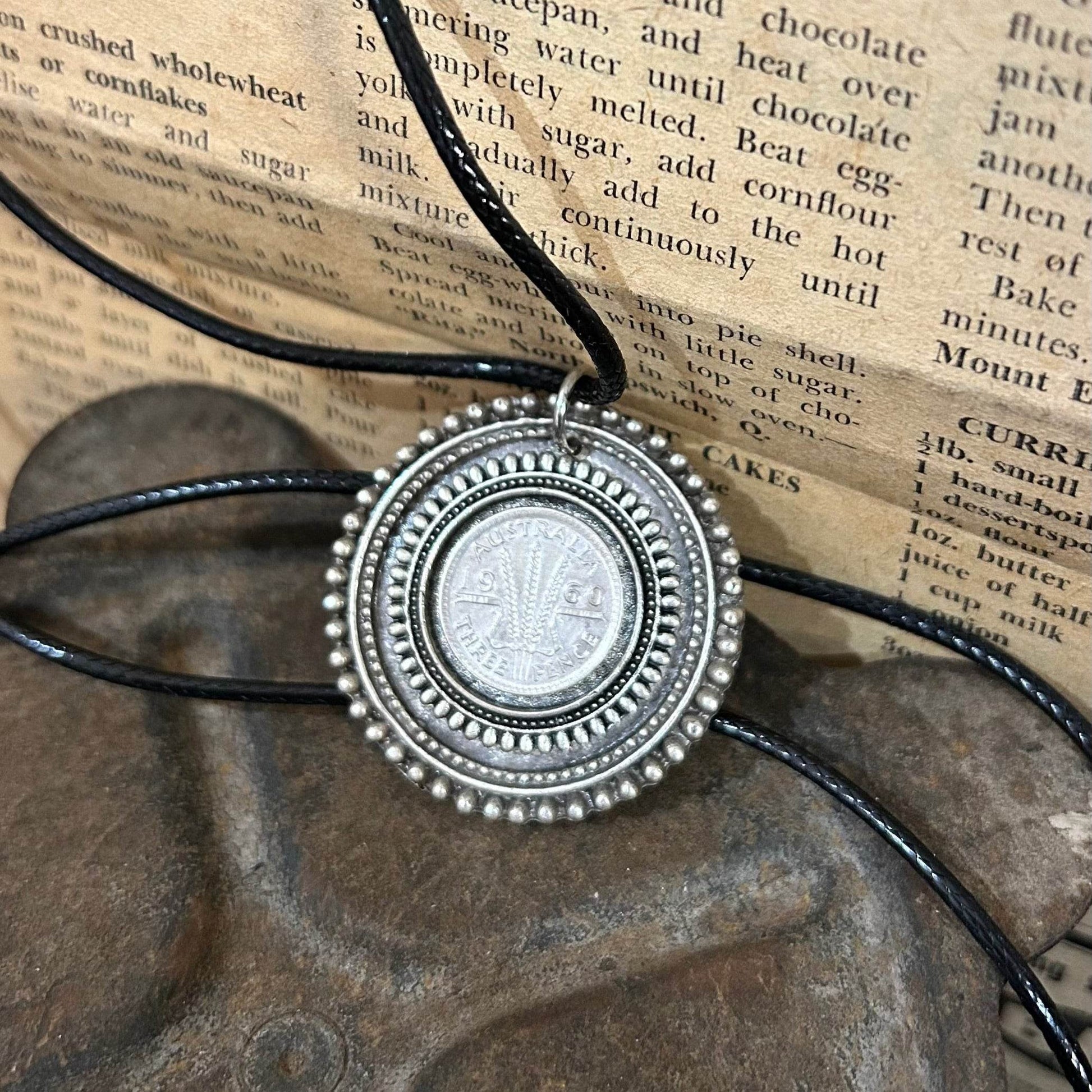Coin Necklace - A 1960 layered Story from the past - Molly Made