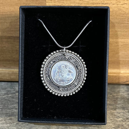 1961 Sixpence - Decorative Blend Necklace