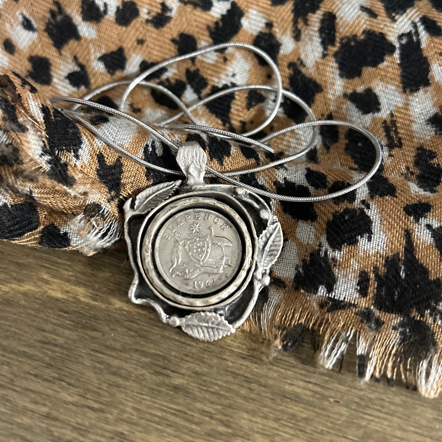 1962 Sixpence Necklace — A Charming Piece of Australian History