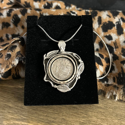 1962 Sixpence Necklace — A Charming Piece of Australian History