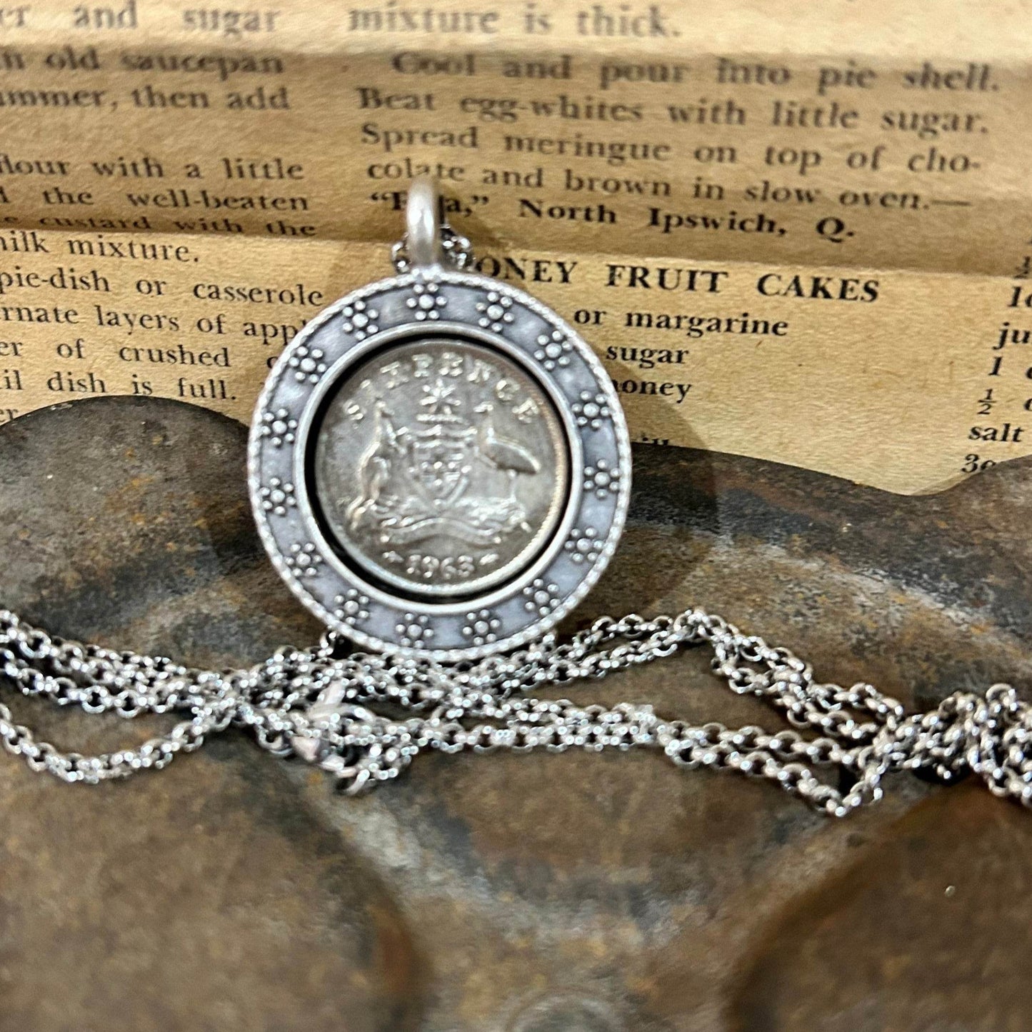 Coin Necklace - 1963 End of an Era - Molly Made
