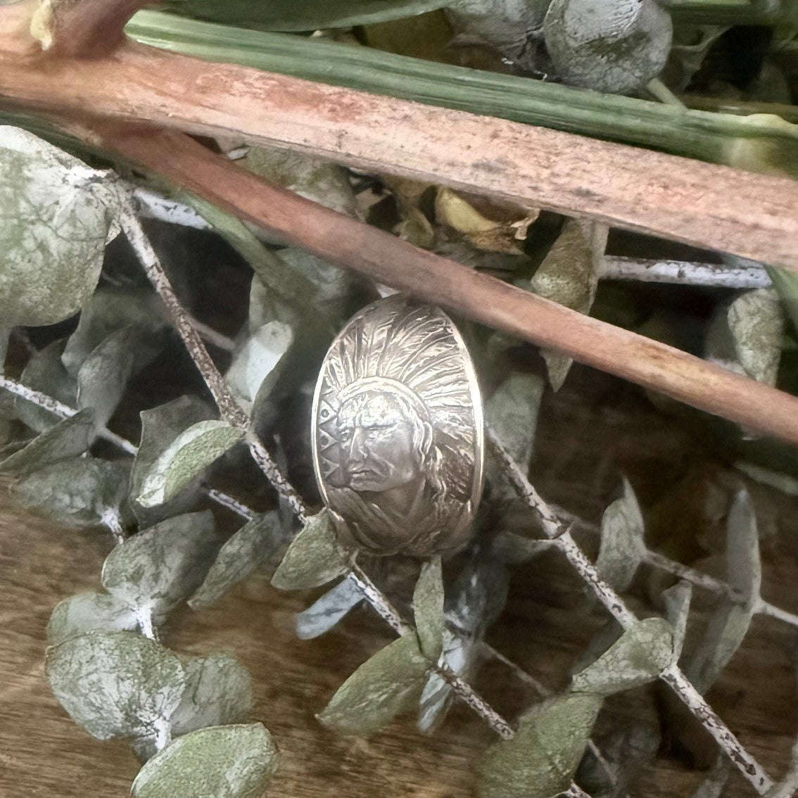 Sterling Silver Indian 1894 Ring
