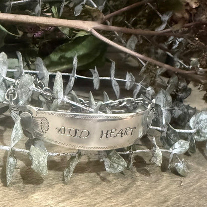 Wild Heart Thistle Cuff Bracelet