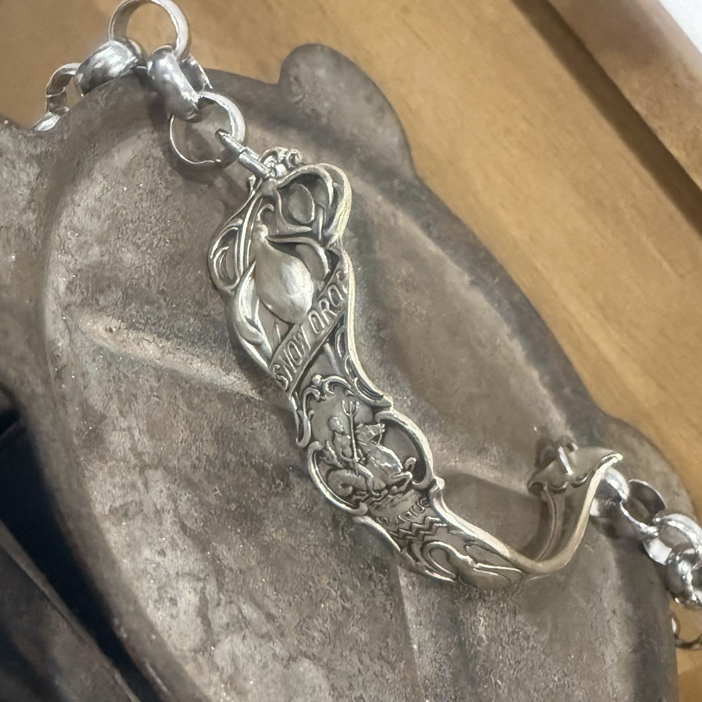 Sterling Silver Aquarius Bracelet