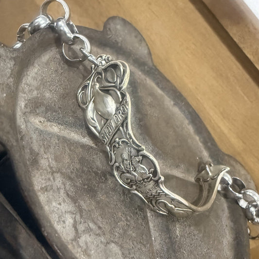 Sterling Aquarius Bracelet
