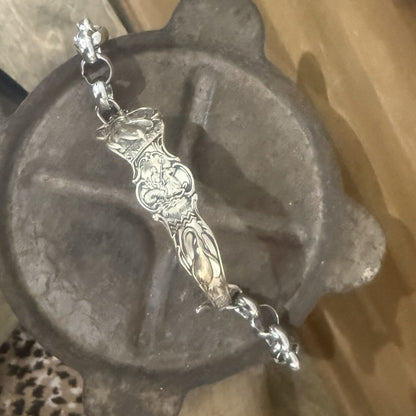 Sterling Silver Aquarius Bracelet
