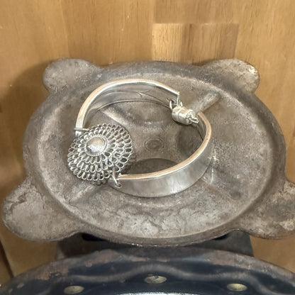 Vintage Silverware Filigree Bracelet
