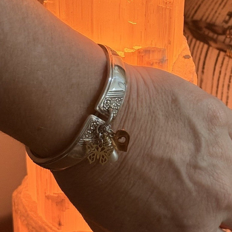 Vintage Margaret Rose Charm Bracelet