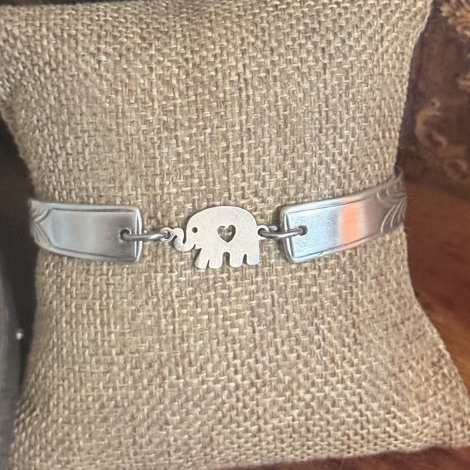 Vintage Sheringham Silverware Elephant Bracelet