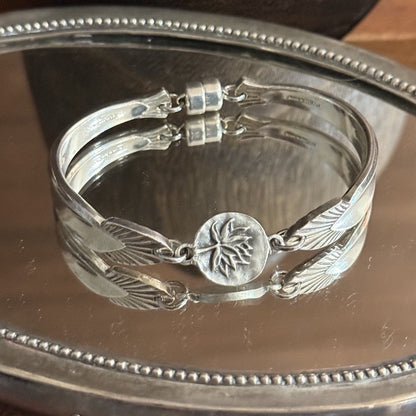 Vintage Angora Lotus Flower Bracelet