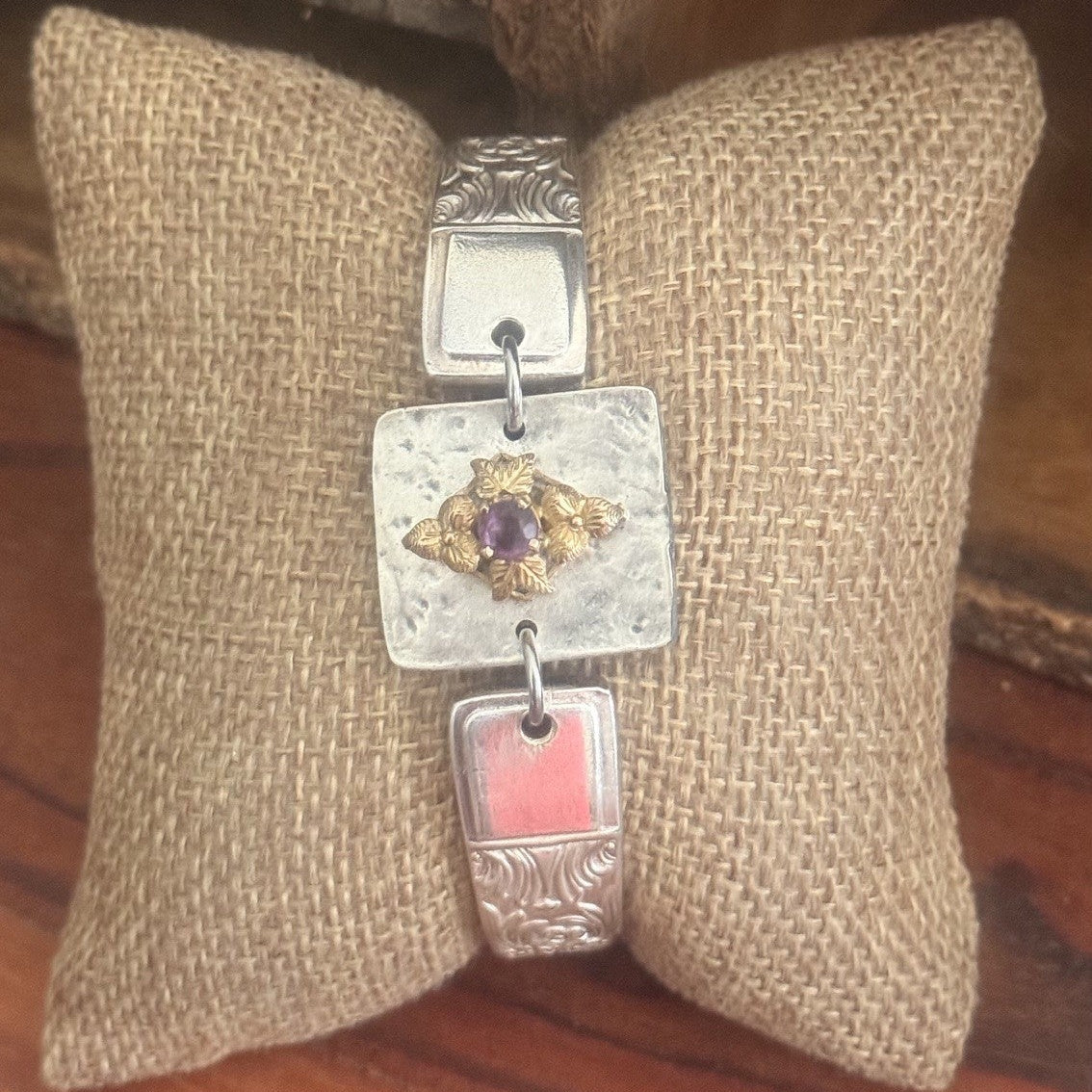 Vintage Spoon Handle Statement Bracelet