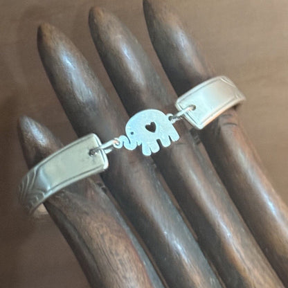 Vintage Sheringham Silverware Elephant Bracelet