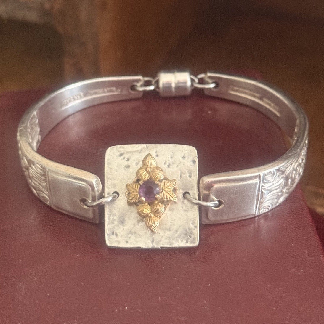 Vintage Spoon Handle Statement Bracelet