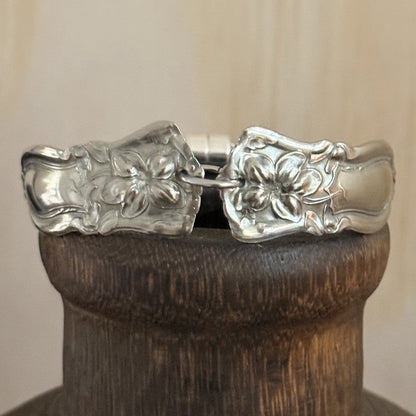 WM. A. Rogers Early 1900s Floral Spoon Handle Bracelet
