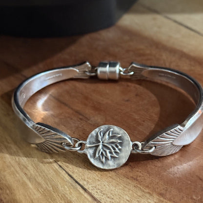 Vintage Angora Lotus Flower Bracelet