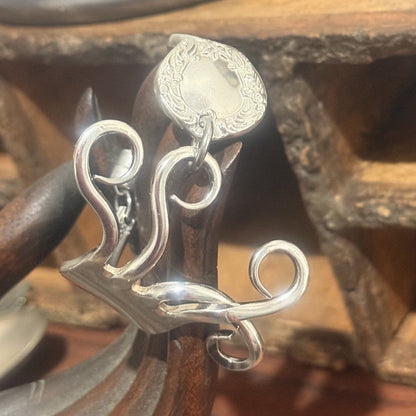 Vintage Hand formed Fork Bracelet