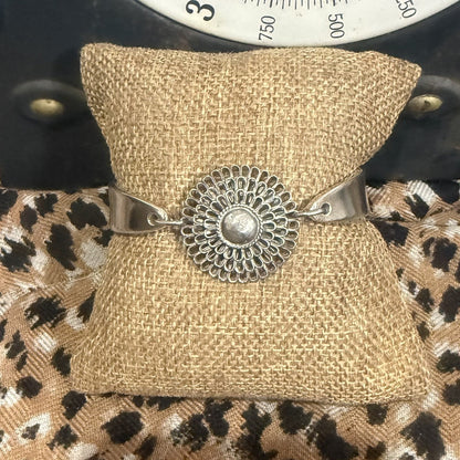 Vintage Silverware Filigree Bracelet