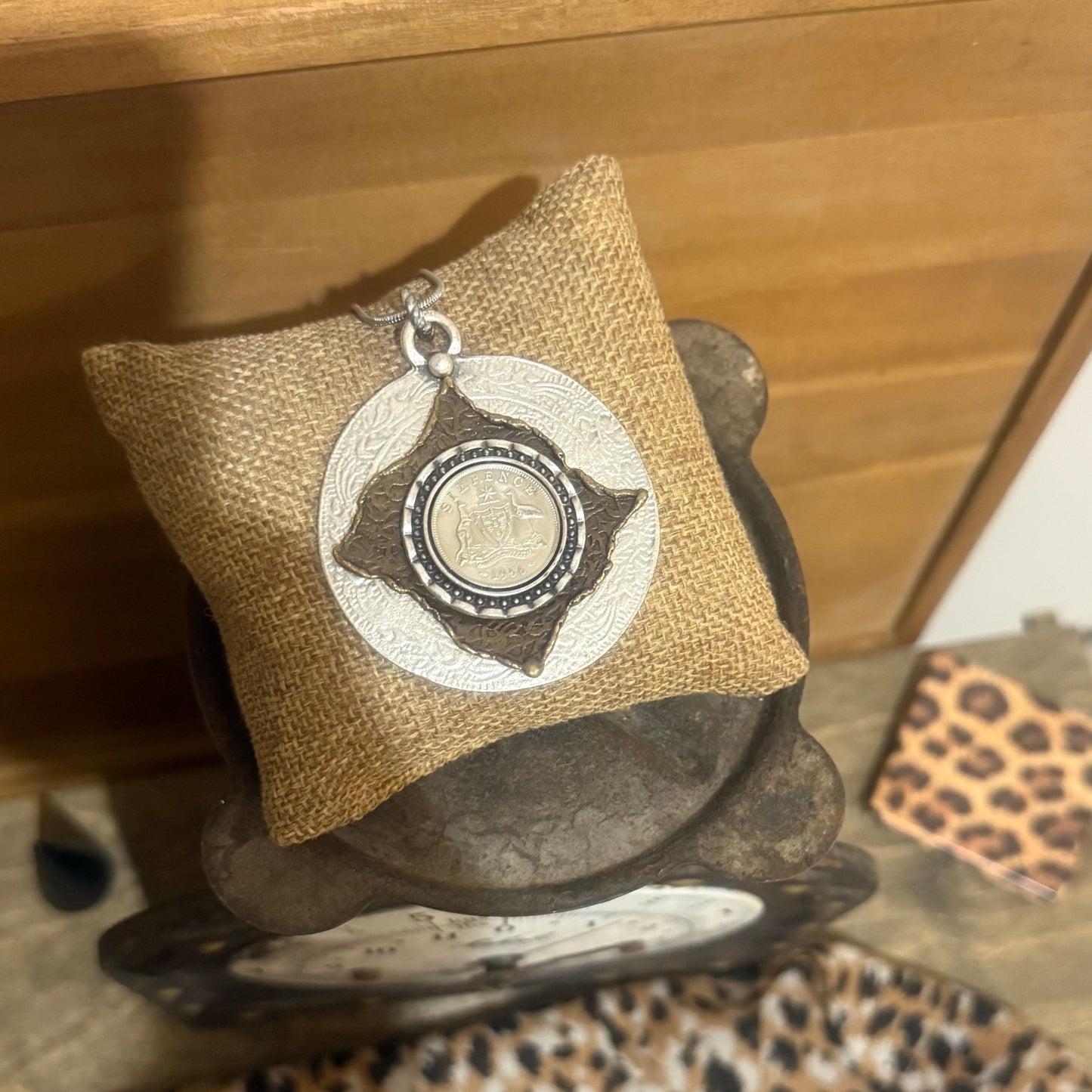 1956 Australian Sixpence Necklace
