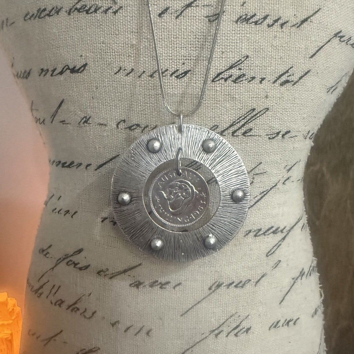 1963 Australian Shilling Necklace