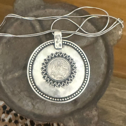 1951 Bold Sixpence Necklace