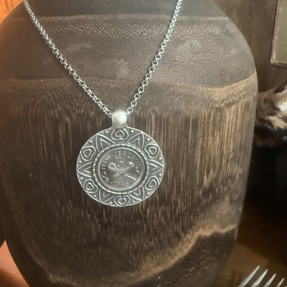 1965 New Zealand Coin Necklace