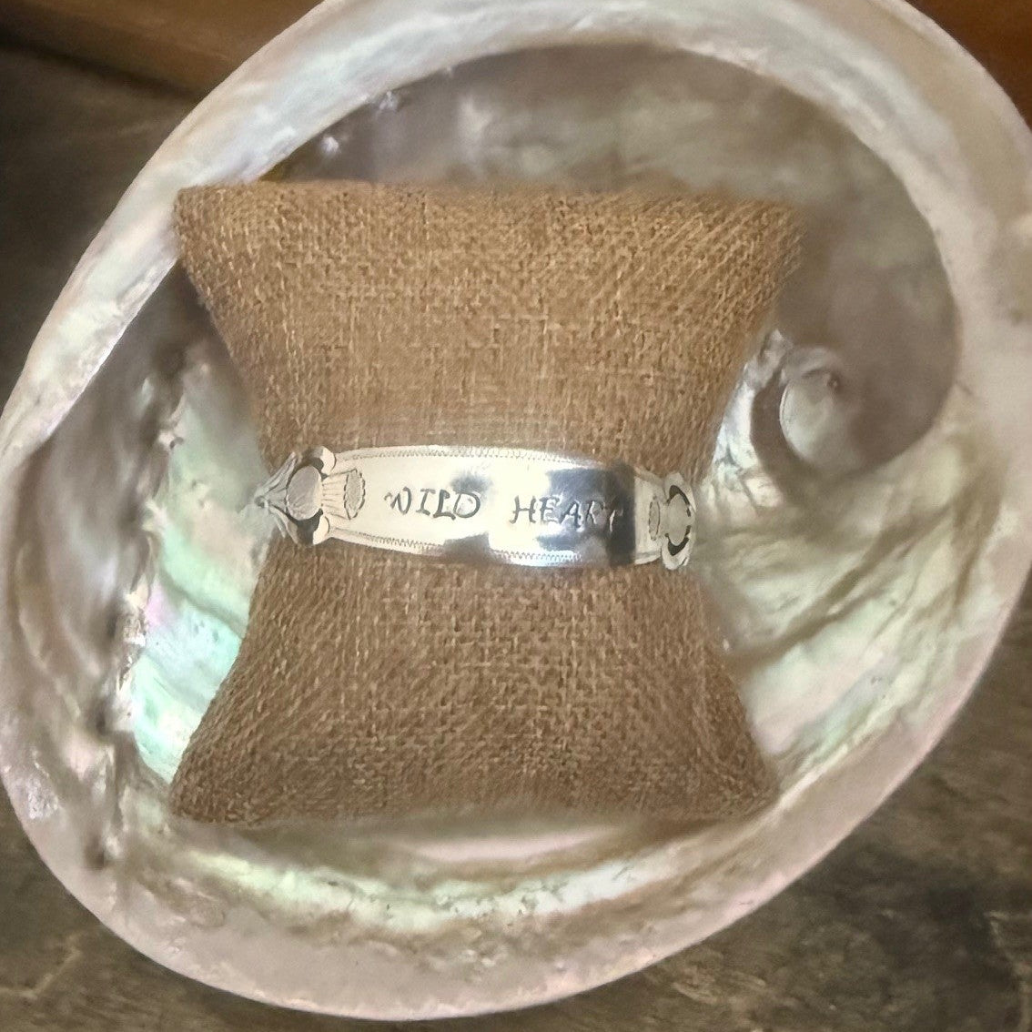 Wild Heart Thistle Cuff Bracelet